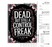 When I Die Book Planner, Death Planner Organizer | Je suis mort maintenant quel planificateur - Final guidé, cahier de travail de la planification du décès pour les informations sur les bénéficiaires,
