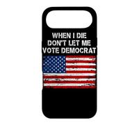 When I Die Don't Let Me Vote Démocrate American Flag Patriot Coque pour iPhone Air