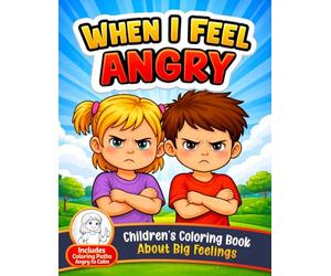When I Feel Angry: A Calming Coloring Book for Kids About Big Feelings (4-Step Emotional Learning Activity Book): Helps Children Understand Emotions, Build Calm, and Learn What to Do When Angry