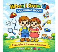 When I Grow Up Coloring Book: Fun Jobs & Careers Adventure with Leo & Mila