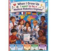 When I Grow Up I Want to Be a Medical Robotics Engineer: A Multilingual STEM Story & Coloring Adventure in English, French, Spanish, German & Swahili for Future Engineers and Young Innovators