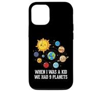 When I Was A Kid We Had 9 Planets Space Galaxy Femmes Hommes Coque pour iPhone 12/12 Pro