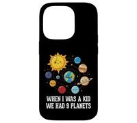 When I Was A Kid We Had 9 Planets Space Galaxy Femmes Hommes Coque pour iPhone 14 Pro