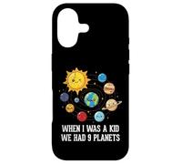When I Was A Kid We Had 9 Planets Space Galaxy Femmes Hommes Coque pour iPhone 17