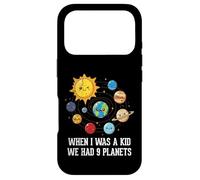 When I Was A Kid We Had 9 Planets Space Galaxy Femmes Hommes Coque pour iPhone 17 Pro
