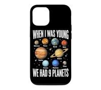 When I Was Young We Had 9 Planètes Système Solaire Galaxie Espace Coque pour iPhone 12/12 Pro