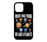 When I Was Young We Had 9 Planètes Système Solaire Galaxie Espace Coque pour iPhone 12 Mini
