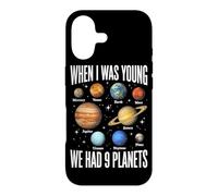 When I Was Young We Had 9 Planètes Système Solaire Galaxie Espace Coque pour iPhone 17