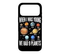 When I Was Young We Had 9 Planètes Système Solaire Galaxie Espace Coque pour iPhone 17 Pro Max