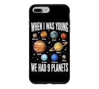 When I Was Young We Had 9 Planètes Système Solaire Galaxie Espace Coque pour iPhone 7 Plus/8 Plus