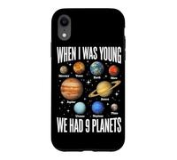 When I Was Young We Had 9 Planètes Système Solaire Galaxie Espace Coque pour iPhone XR