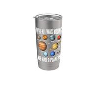 When I Was Young We Had 9 Planètes Système Solaire Galaxie Espace Gobelet isotherme en acier inoxydable double paroi
