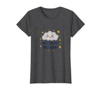 « When in Doubt Take a Nap Sleepy Cloud Cute Wall Art » T-Shirt, Femme, Chiné Foncé, 3XL