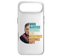 When Injustice Becomes Law Resistance Becomes Duty RBG Citation Coque pour iPhone Air