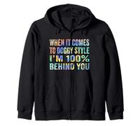 When It Comes to Doggy Style I'm 100% Behind You Sweat à Capuche