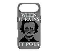 When It Rains It Poes Funny Edgar Allan Poe Coque pour iPhone Air