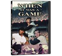 When it Was a Game