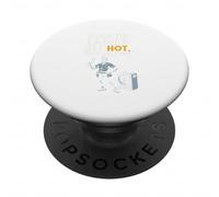 When Ladies Hot They Call Me Funny HVAC Technician Mens Dad PopSockets PopGrip Adhésif