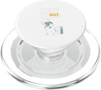 When Ladies Hot They Call Me Funny HVAC Technician Mens Dad PopSockets PopGrip pour MagSafe