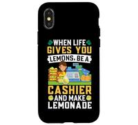 When Life Gives You Lemons Be A Cashier and Make Limonade Coque pour iPhone X/XS