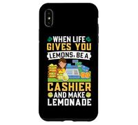When Life Gives You Lemons Be A Cashier and Make Limonade Coque pour iPhone XS Max