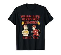 When Life Gives You Lemons Call 911 Paramedic Humour T-Shirt