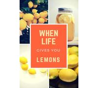 When Life Gives You Lemons: Cute 6x9 Notebook for Writing, Brain Dumps, Goals, Gratitude, and Everyday Thoughts, Motivational Aesthetic Softcover Gift Journal