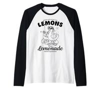 When Life Gives You Lemons Make Lemonade Duck Citation Cartoon Manche Raglan