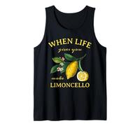 When Life Gives You Lemons Make Limoncello Amalfi Italie Débardeur