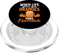 When Life Gives You Oranges Make Marmelade PopSockets PopGrip pour MagSafe