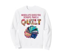 When Life Gives You Scraps, Make A Quilt Sweatshirt