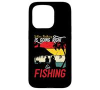 When Nothing is Going Right Go Fishing Funny Pêcheur pêcheur Coque pour iPhone 15 Pro
