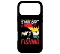 When Nothing is Going Right Go Fishing Funny Pêcheur pêcheur Coque pour iPhone 17 Pro Max