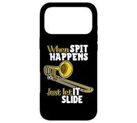 When Spit Happens, Just Let It Slide Funny Band Nerd Humour Coque pour iPhone 17 Pro Max