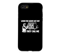 When The Ladies Get Hot They Call Me AC HVAC Funny Men Coque pour iPhone SE (2020) / 7/8