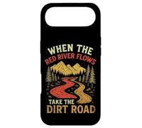 When The Red River Flows Take Dirt Road, Randonnée Humour Adulte Coque pour iPhone Air