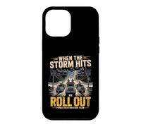 When The Storm Hits, We Roll Out Lineman Power Coque pour iPhone 12 Pro Max