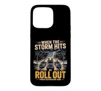 When The Storm Hits, We Roll Out Lineman Power Coque pour iPhone 15 Pro Max