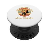 When Women Ruled The World - Reine égyptienne Cléopâtre PopSockets PopGrip Adhésif