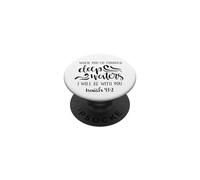When You Go Through Deep Waters, I Will Be with You PopSockets PopGrip Adhésif