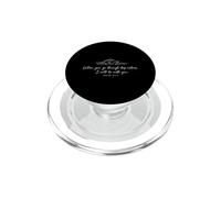 When You Go Through Deep Waters Verse de la Bible chrétienne Faith PopSockets PopGrip pour MagSafe
