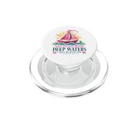 When You Pass Through Deep Waters Isaiah 43:2 Verse biblique PopSockets PopGrip pour MagSafe
