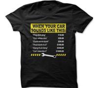 When Your Car Sounds Like Mens Funny Mechanic T-Shirt Gift for Dad 9131 Black M