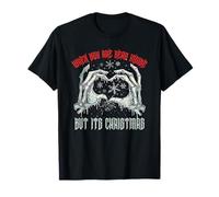 When You're Dead But Its Christmas Squelette Hand Love Fest T-Shirt
