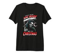 When You're Dead Inside But It's Christmas T-Shirt Haut de Gamme