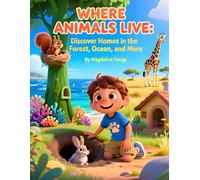 Where Animals Live: Discover Homes in the Forest, Ocean, and More: animal habitats book for kids, where animals live children’s book, nature and ... animals for kids, early science learning book