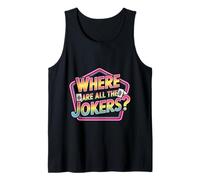 Where are All The Jokers Jeu de Joueur de Mahjong - Débardeur
