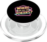 Where are All The Jokers Jeu de Joueur de Mahjong - PopSockets PopGrip pour MagSafe