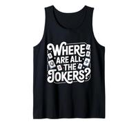 Where are All The Jokers Jeu de Joueur Mahjong |- Débardeur