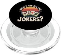 Where are All The Jokers Jeu de Joueur Mahjong |- PopSockets PopGrip pour MagSafe